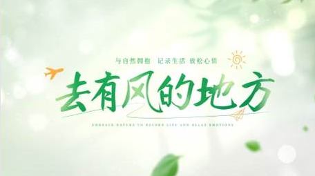 简洁清新旅游文字标题片头