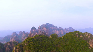 河北狼牙山自然风光空镜航拍