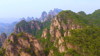 河北狼牙山风光空镜航拍