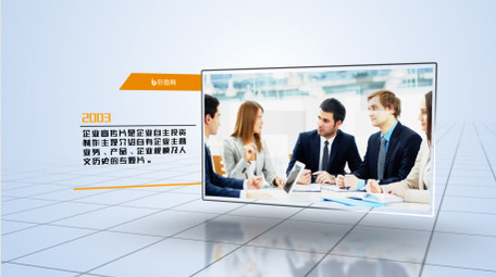 企业历史发展<strong>图文</strong>演示AE模板