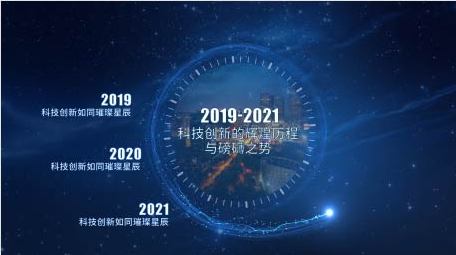 大气蓝色<strong>科技</strong>时间轴<strong>图文</strong>展示AE