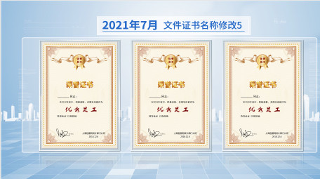 简约商务证书文件展示AE模板