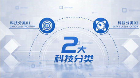 简约科技企业数据分类AE模板