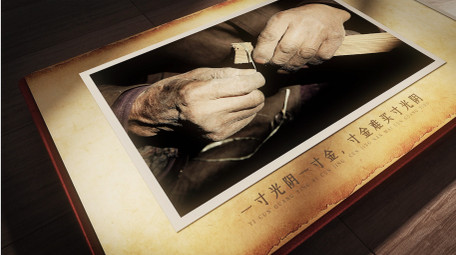 复古怀旧光影图文相册AE模板