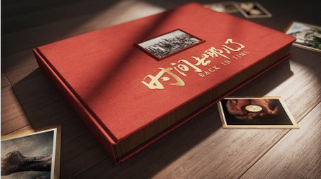 复古怀旧光影图文相册AE模板