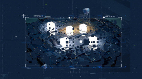 高端蓝色<strong>科技图文</strong>ae模板