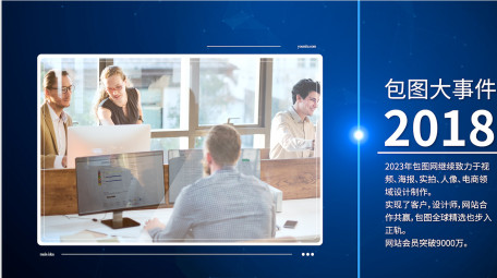 简洁科技企业发展时间轴pr模板