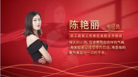 党政图文动态人物介绍AE模板