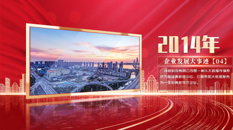 党政大事迹历史回顾图文AE模板