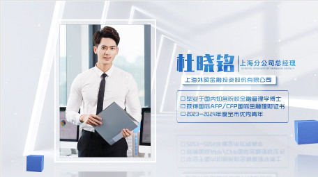 立体光影简约商务人物介绍