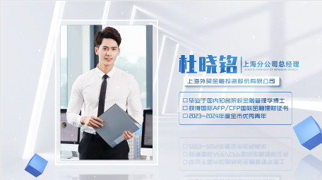 立体光影简约商务人物介绍