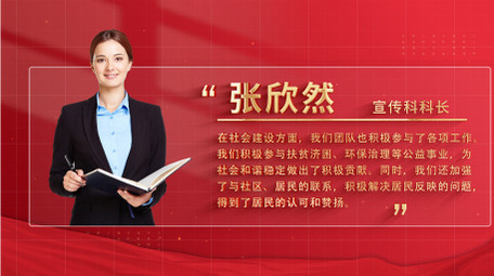 党政人物介绍图文展示AE模板