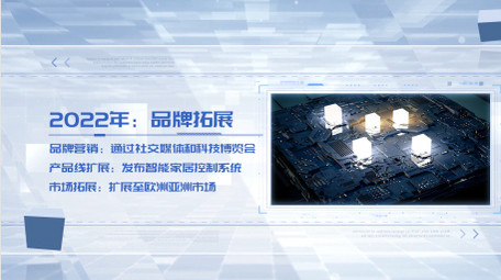 玻璃质感科技图片pr模板