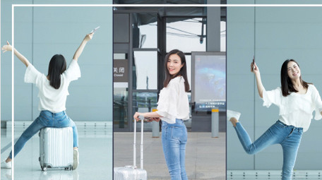 创意时尚旅游快闪pr模板