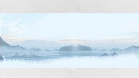 水墨晕染效果会议主KV背景视频