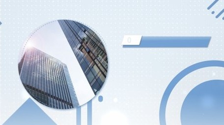 简洁商务图文展示背景视频