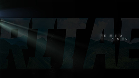 黑色创意质感标题片头AE模板