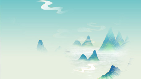 4K水墨晕染效果背景视频