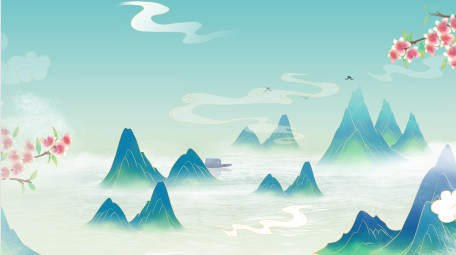 4K水墨晕染效果背景视频