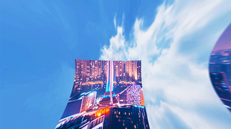 城市标题创意质感AE模板