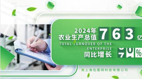 明亮绿色农业<strong>商务</strong>数据展示AE模板