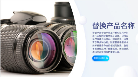 简洁产品介绍<strong>图文</strong>pr模板