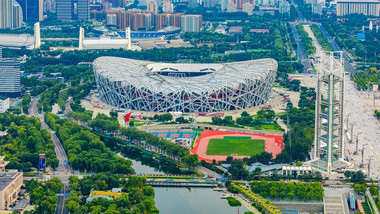 <strong>北京</strong>国家体育馆鸟巢延时实拍