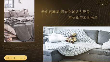 高端大气房地产营销概念宣传图文AE模板