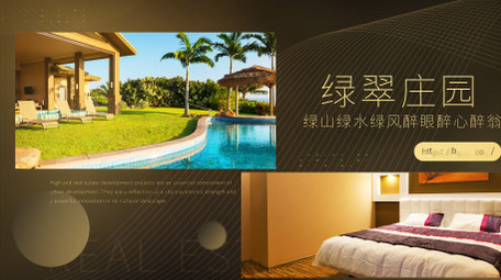 高端大气房地产营销概念宣传图文AE模板