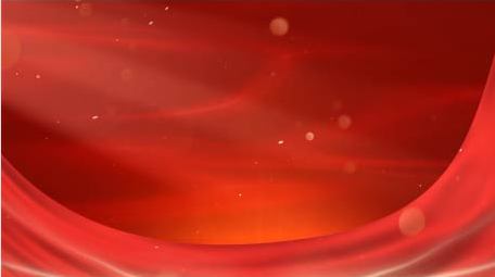 大气党政红绸粒子背景视频