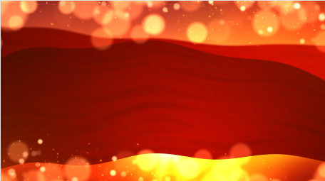 红色党政红绸飘动粒子背景视频