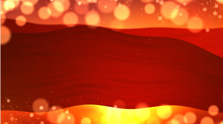 红色党政红绸飘动粒子背景视频