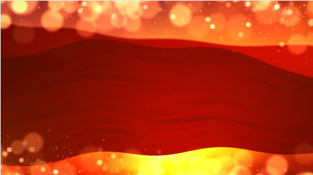 红色党政红绸飘动粒子背景视频