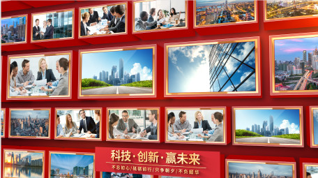 立体<strong>党政</strong>照片墙展示AE模板