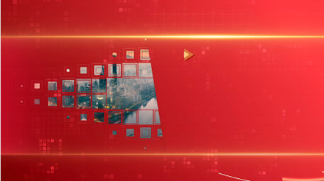 大气<strong>党政</strong>会议内容解读AE模板