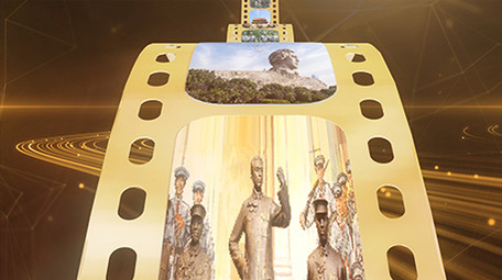 光影胶片照片回顾大气质感片头AE模板