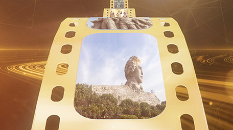 光影胶片照片回顾大气质感片头AE模板