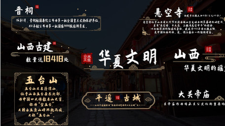 古风国潮综艺旅游宣传片字幕AE模版