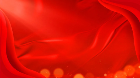 红色党政党建红绸粒子背景