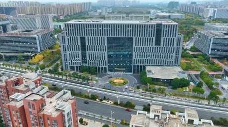 芜湖城市地标中国视谷4K航拍