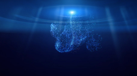 科技水珠气泡效果企业图文展示片头AE模板