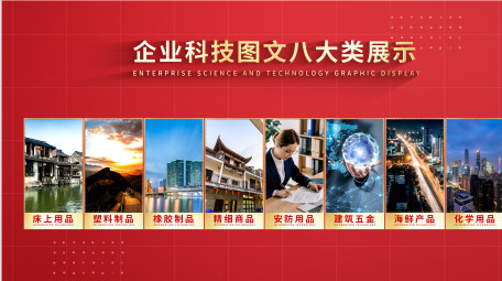 简洁党政分类展示图文pr模板