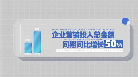 简洁卡通商务企业数据字幕AE模板