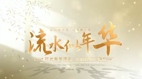 简洁清新光影文字片头展示AE模板