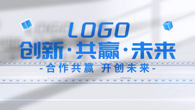 立体光影商务图文展示AE模板