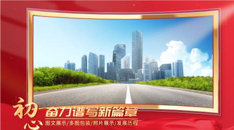 简约干净党政光效图文包装pr模板