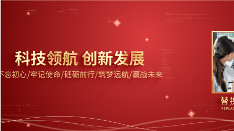 党政照片墙时间轴图文展示pr模板
