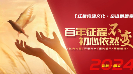 大气红色党政切片图文pr模板