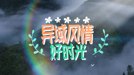 旅游小清新文字字幕条AE模板