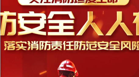 红色震撼消防安全宣传图文ae模板